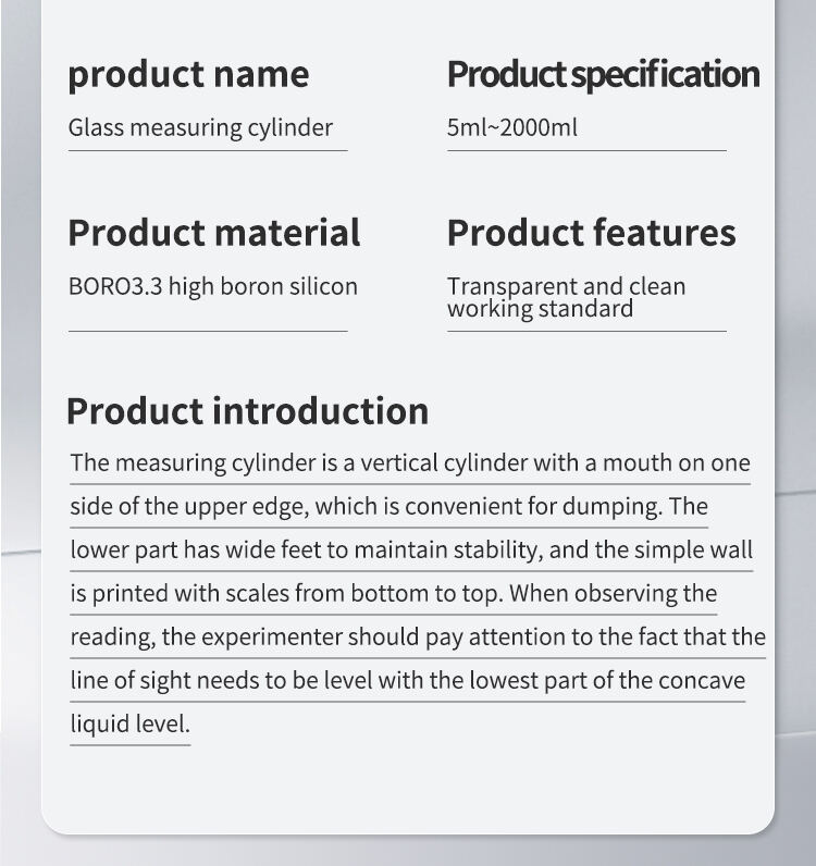 product maihun lab glassware 250ml 500ml 1000ml graduated borosilicate glass measuring cylinder-4