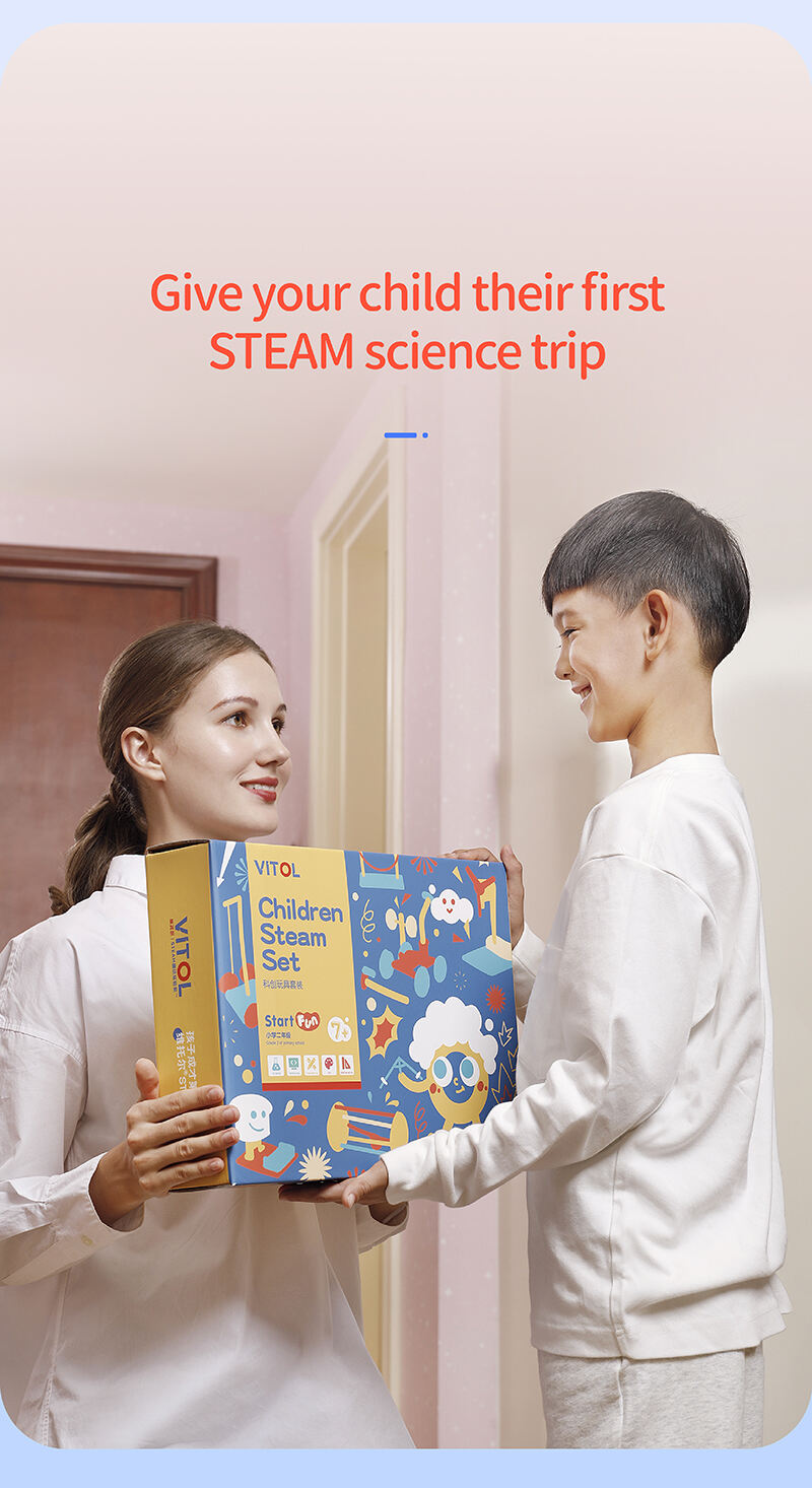 product steam toys educational science toys childrens science experiment educational set-13