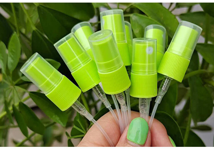 Full Plastic 13 Teeth Lace Perfume Spray Nozzle Essential Oil Sub-Pack Press Bottle Pump Head Lid Bottle Caps Closures manufacture