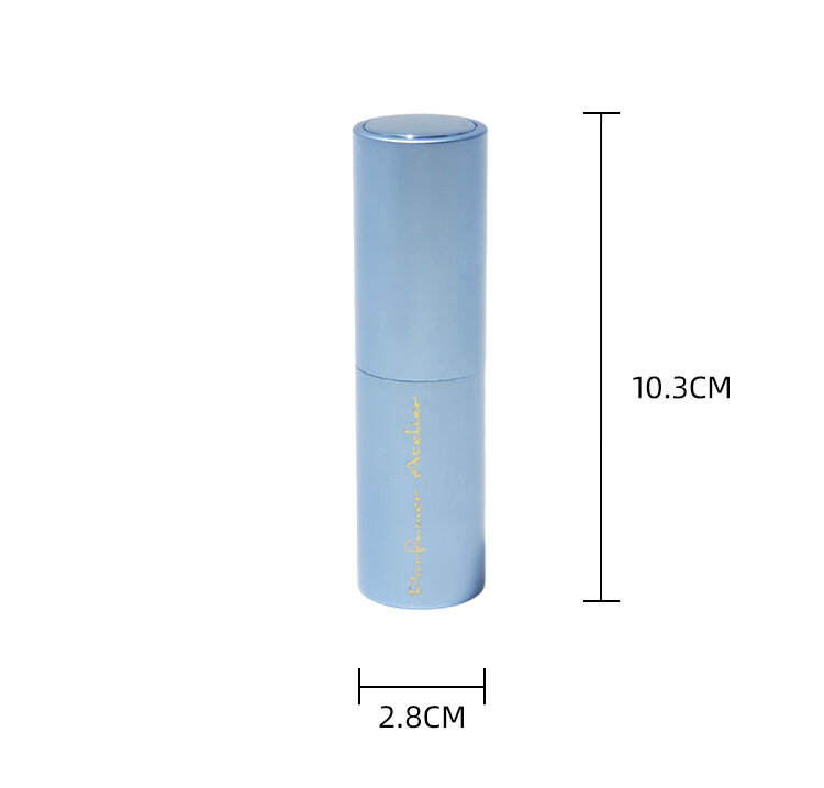 15ml Electrolytic Aluminum Perfume Metal Bottles Portable Spray With Pump Small Container details