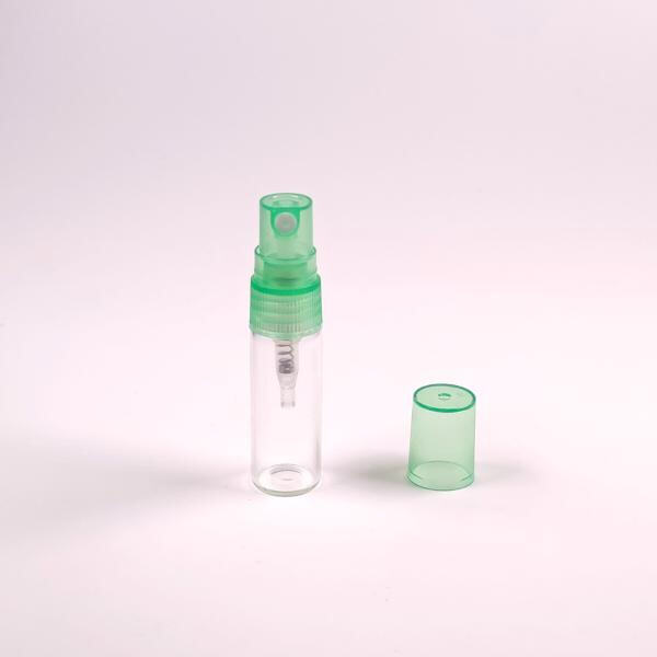 Keep your skincare and hair care products organized in clear spray bottles.