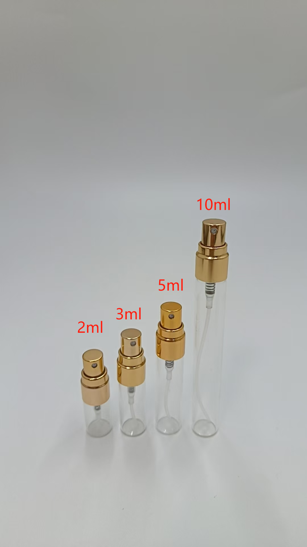 Cheap Price Perfume Atomizer Bottle 2ml 3ml 5ml 10ml Mini Portable Perfume Glass Bottle manufacture