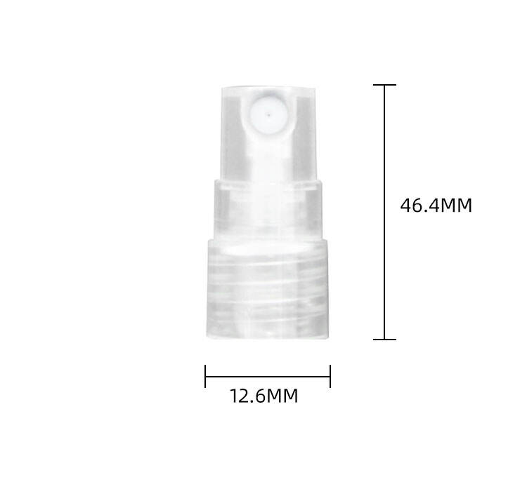 Plastic 410 Screw Neck Black Atomizer Clear Portable Empty Refillable Glass Vial Mini Perfume Sample Bottles details