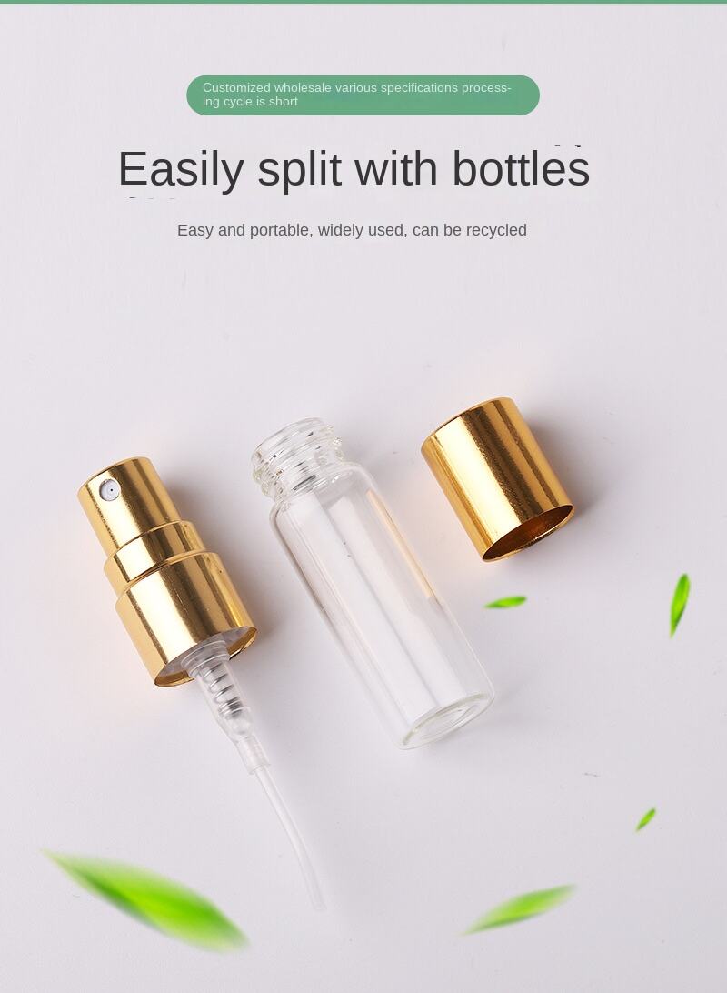 in Stock 12-Tooth Anodized Plastic Perfume Nozzle Small Sample Cosmetic Moisturizing Pressure Type Perfume Spray Nozzle supplier