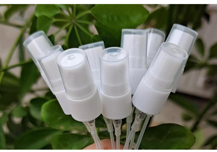 Full Plastic 13 Teeth Lace Perfume Spray Nozzle Essential Oil Sub-Pack Press Bottle Pump Head Lid Bottle Caps Closures factory