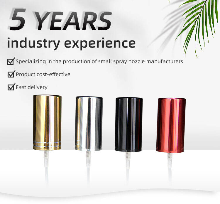 High Quality Whole Gold Fine Mist Sprayer Perfume Atomizer Crimp Pump Cosmetic Bottle Cap supplier