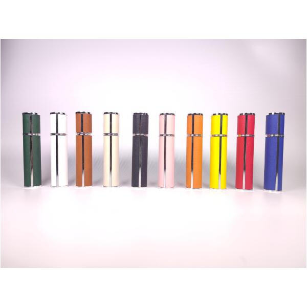 Sleek and stylish bottle design ideal for any purse or pocke