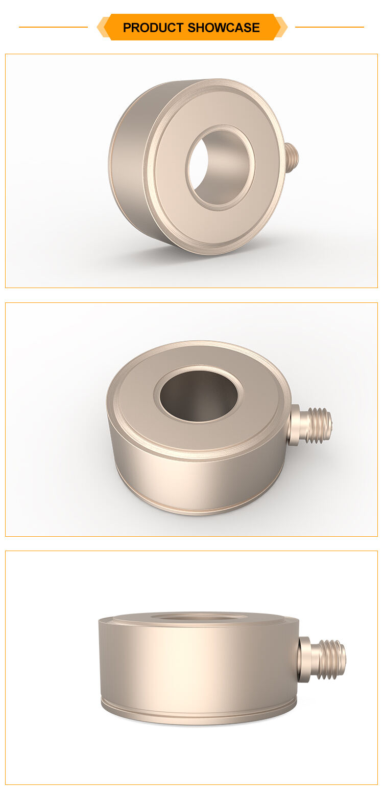 JSDCL030LA Fast Response Piezoelectric Force Sensor Circular One-Way Measurement with PE and ICP/IEPE Signals Pressure Sensor supplier