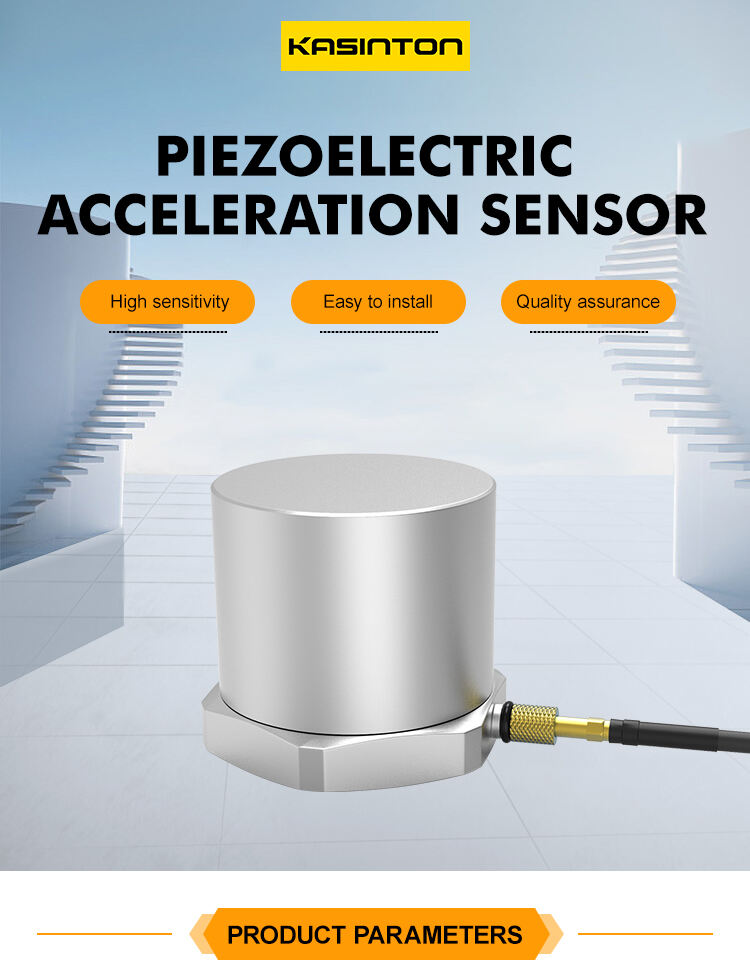 JSDEC00X5 Piezoelectric Acceleration Sensor 5g High Dynamic 1000mv/G High Sensitivity High Performance Iepe manufacture