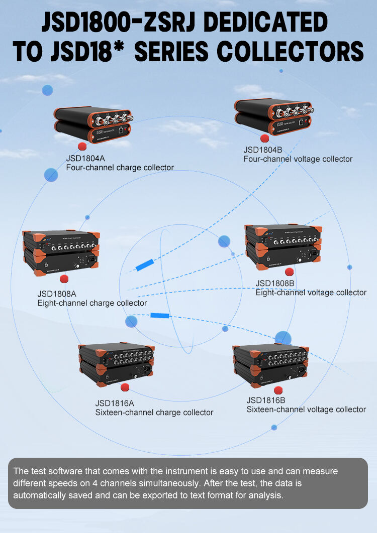 JSD1800-ZSRJ The High Precision Speed Measurement Analysis Software Is Based On Vibration Velocity Measurement factory