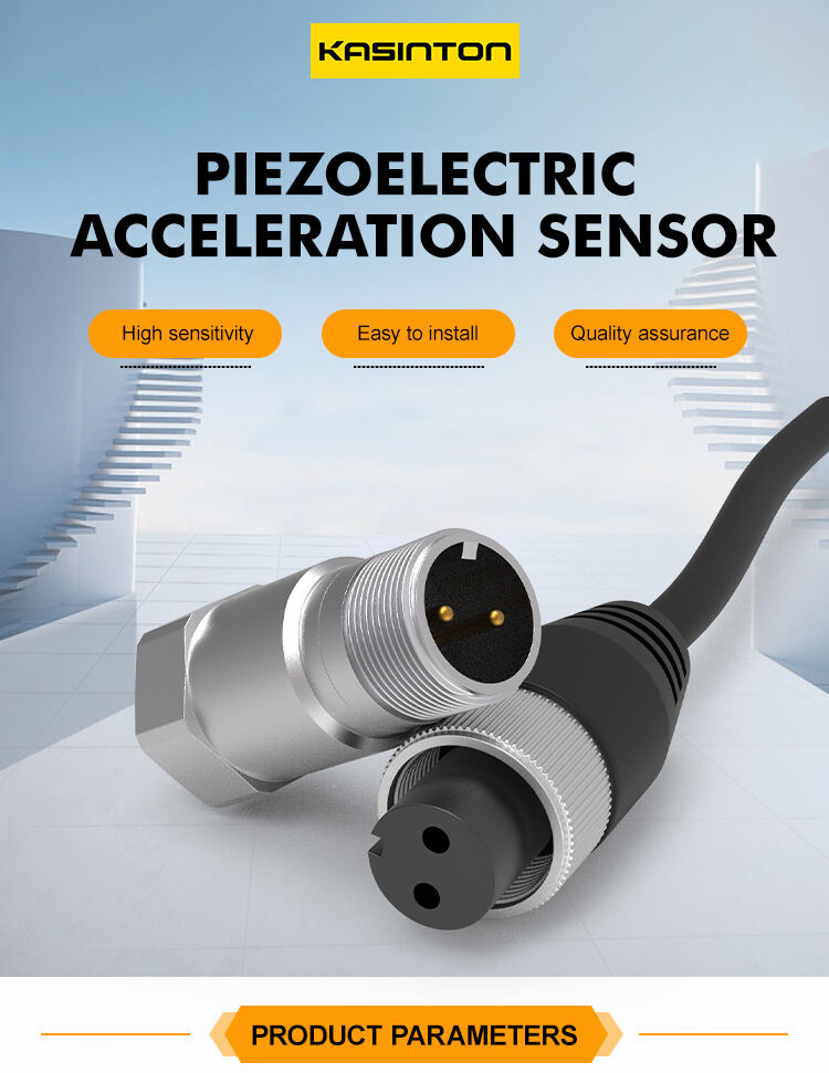 JSDED0005T Piezo Sensor Accelerometer Sensor Suitable For Machine Tool Vibration Meter manufacture