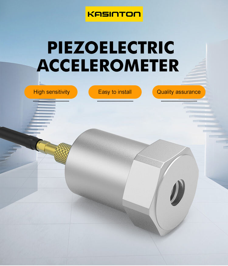 JSDED00X1C Piezoelectric Acceleration Sensor For Industrial Measurement Precision Performance High Stability Sensitivity factory