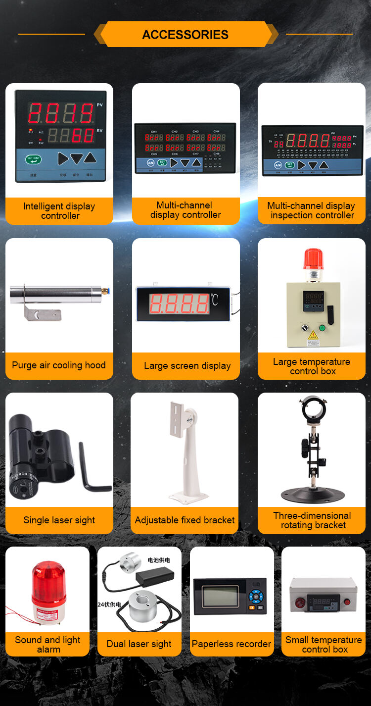 KASINTON JSD60AC 0-600℃ Digital Infrared Temperature Sensor 4-20ma Measurement Accuracy ±1% Infrared Temperature Sensor factory