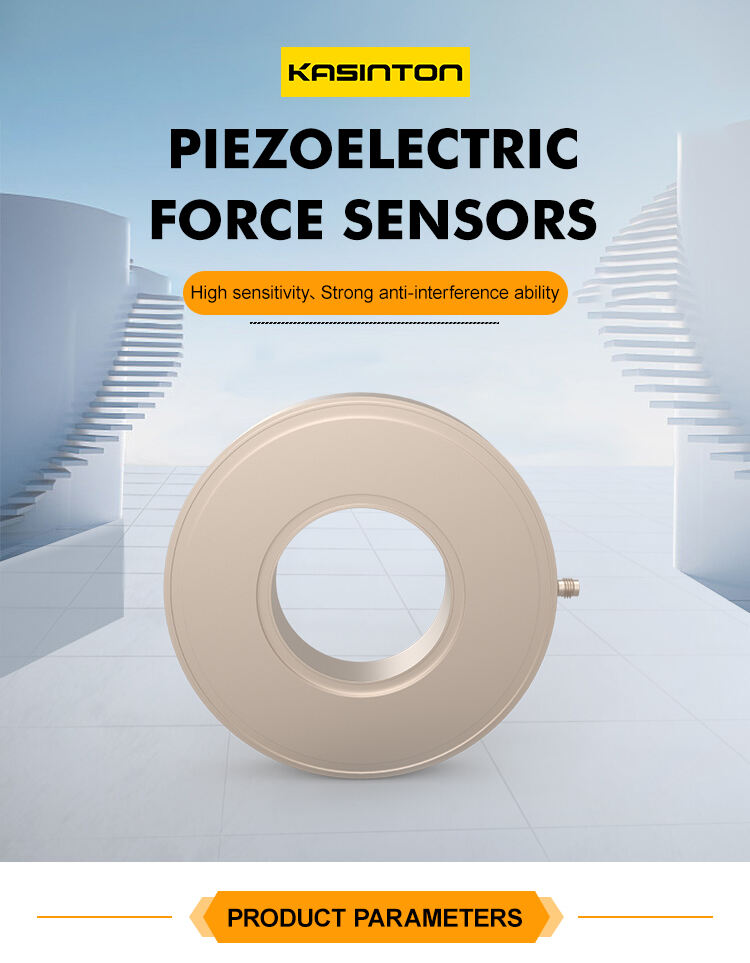 JSDCL2000L Single Direction Force Sensing Circular One-Way PE Signal Piezoelectric Pressure Sensor Fast Response Measurement manufacture