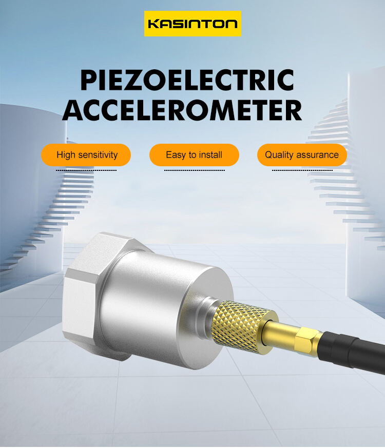 JSDED0005B Portable Simplify Measurement System IEPE/ICP Type Stainless Steel Piezoelectric Accelerometer Sensor details