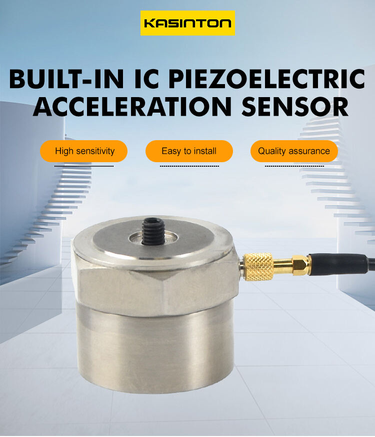 JSDED00XX5H Ic Piezoelectric Acceleration Sensor Industry Strong Anti-Jamming Force Small Size High Sensitivity details