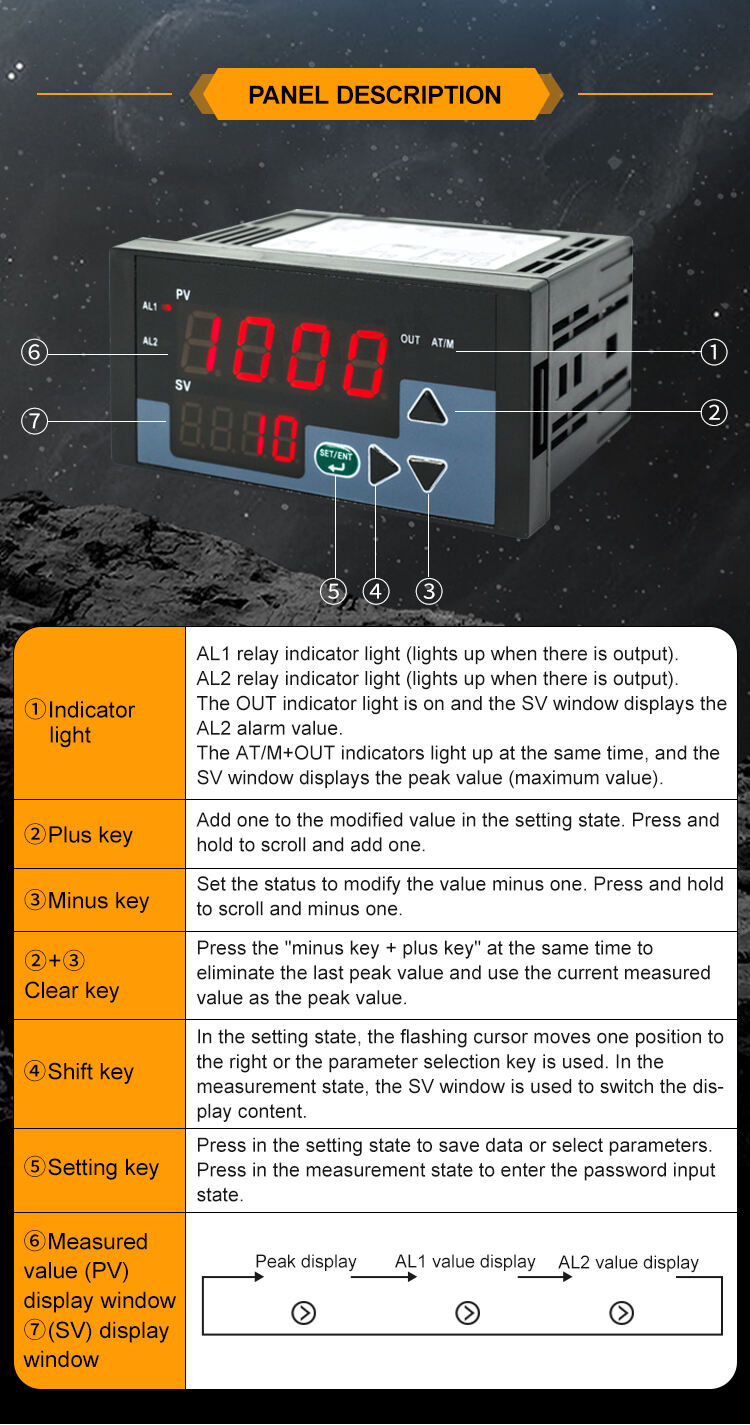 JSD--A-A0 Intelligent Display Control Instrument Large Screen Led Digital Display manufacture