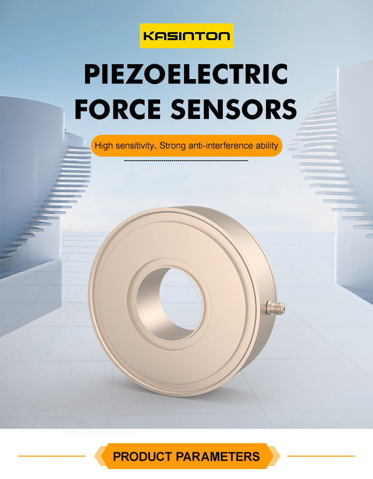 JSDCL400L Fast Response Circular One-Way Measurement Piezoelectric Force Sensor Water Pressure Sensor with PE Voltage Signal manufacture