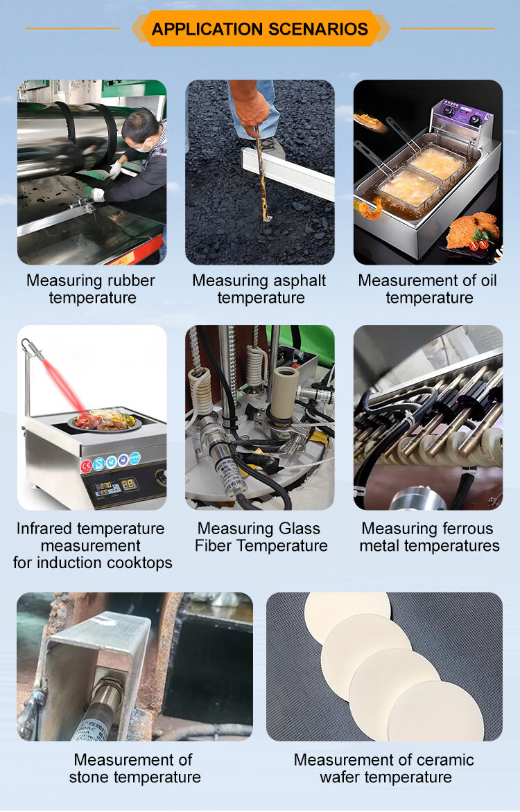 KASINTON JSD60AC 0-600℃ Digital Infrared Temperature Sensor 4-20ma Measurement Accuracy ±1% Infrared Temperature Sensor factory