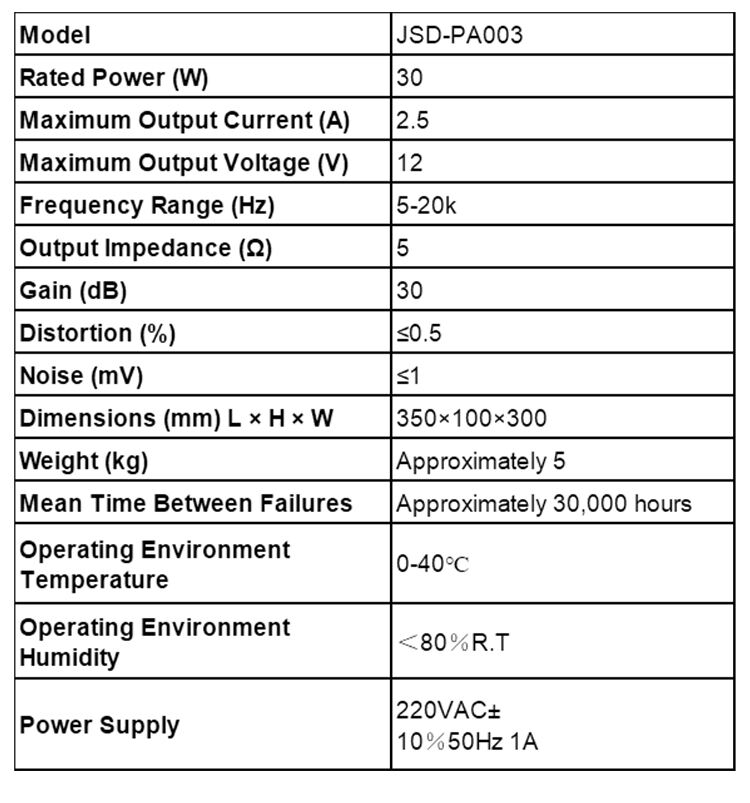 KASINTON JSD-PA003 30W Power amplifier High power amplifier vibration test modulated amplitude exciter manufacture