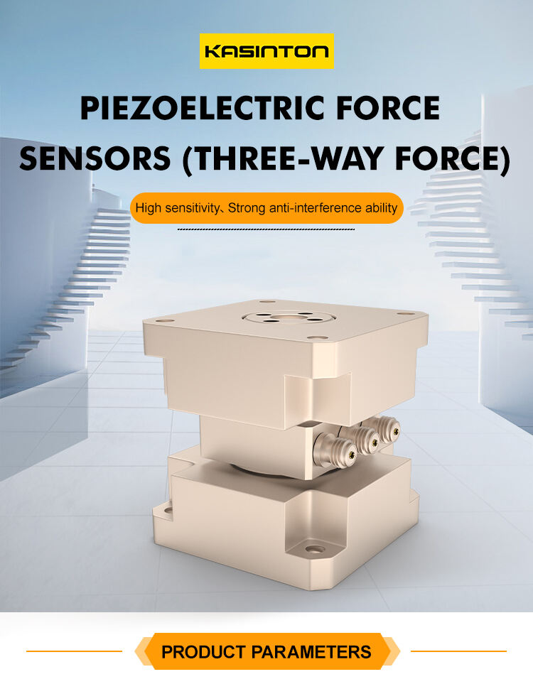 JSDCL3005L Piezoelectric triaxial force sensor Triaxial force vibration sensor High precision tridirectional measurement supplier