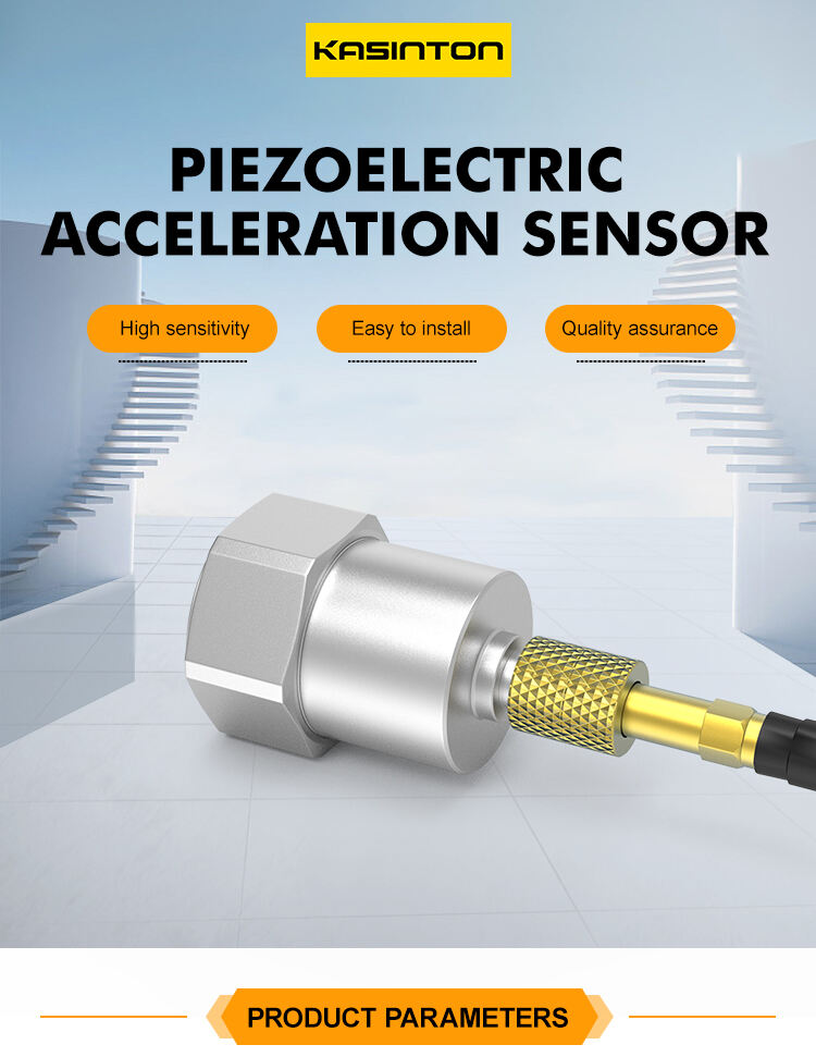 JSDED0010 Piezoelectric Acceleration Sensor Wide Frequency Response Range High Sensitivity Universal Iepe Type supplier