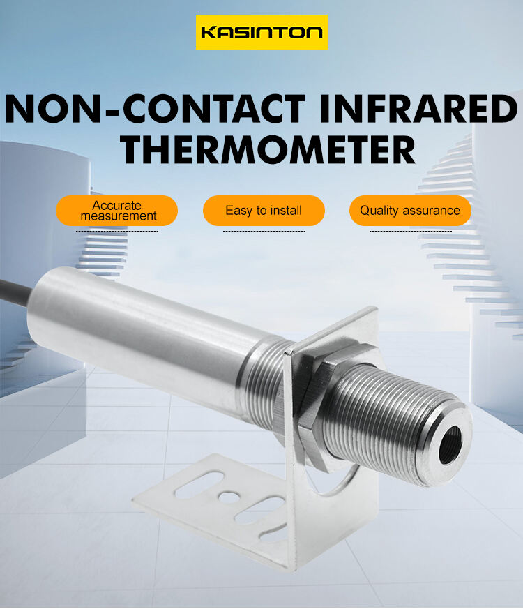 KASINTON JSD10A 0~100℃ 4-20mA IP65 Non Contact Infrared Temperature Sensor ໂຮງງານຜະລິດ