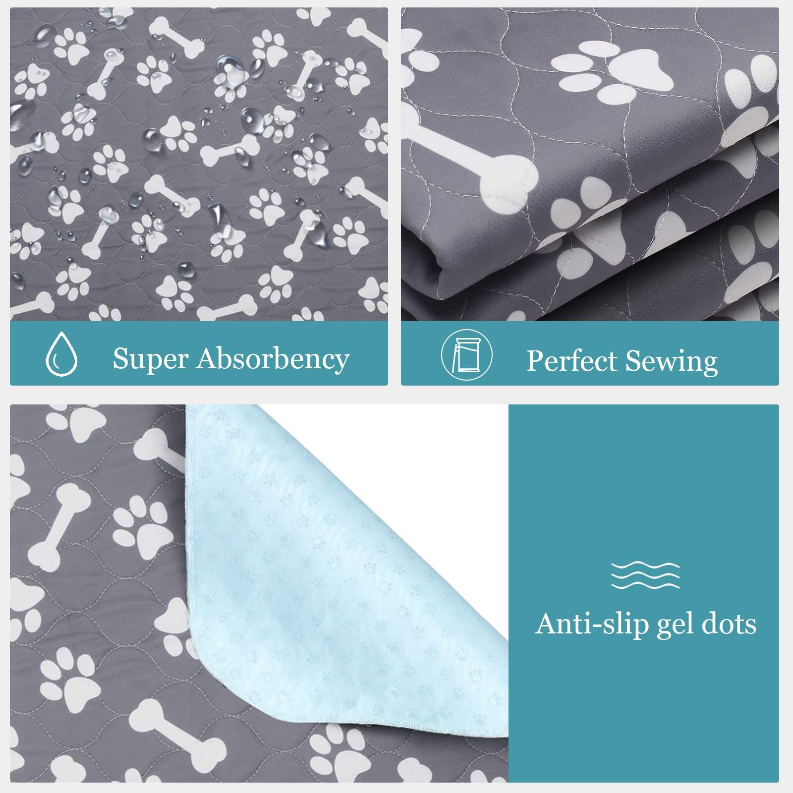 Custom Washable Dog Pee Pad details