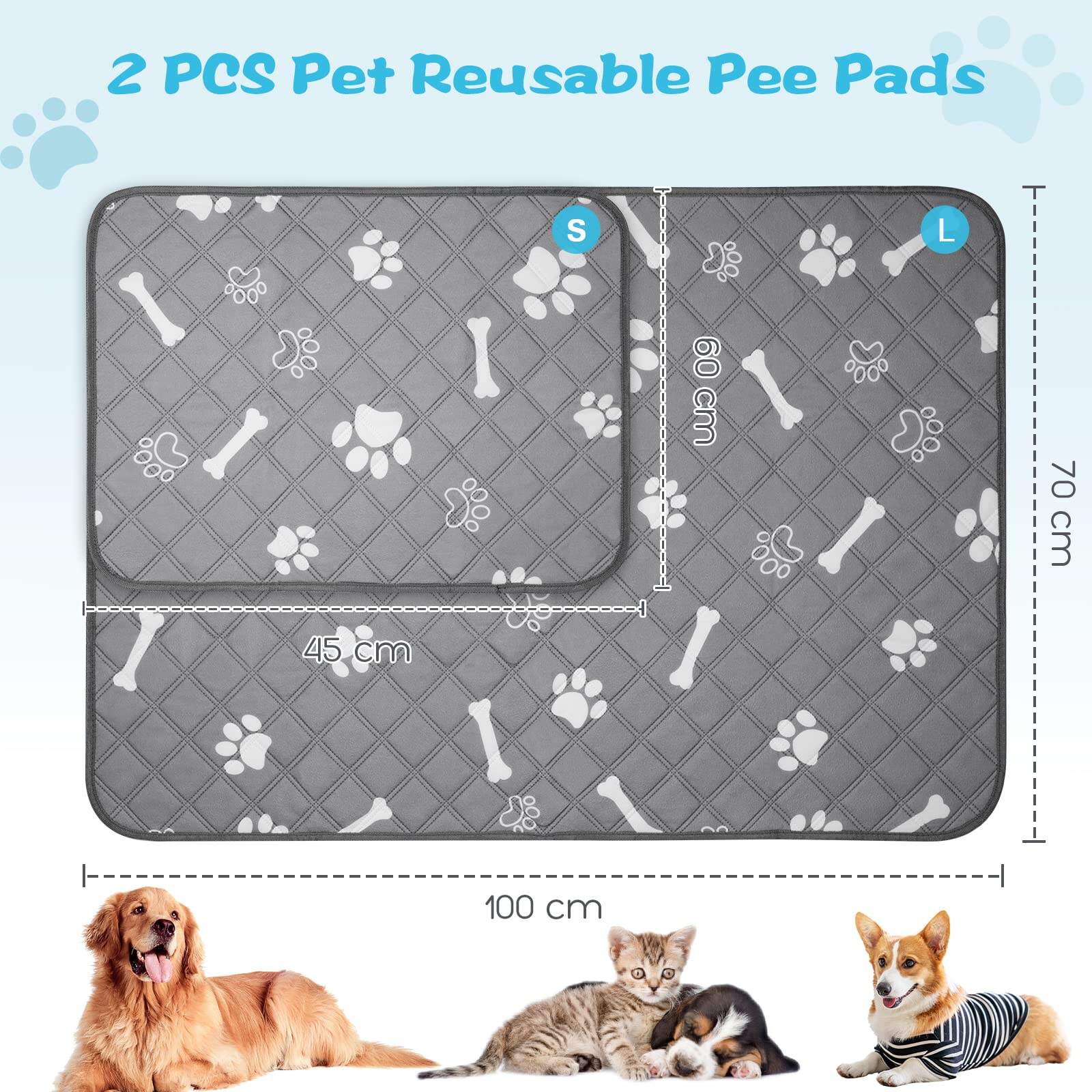 Reusable Waterproof Training Pee Pad manufacture