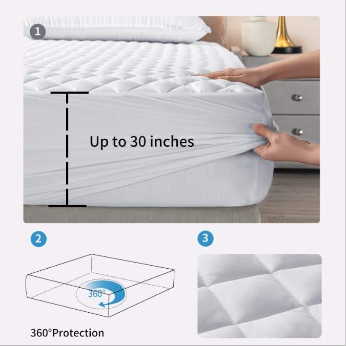 Solid Color 100% Waterproof Bed Protector supplier