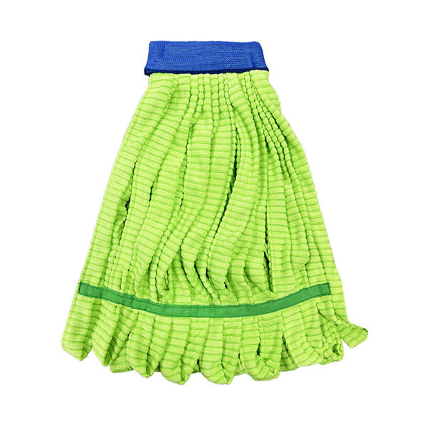 Enjoy streak-free floors with the gentle touch of microfiber wet mop heads.