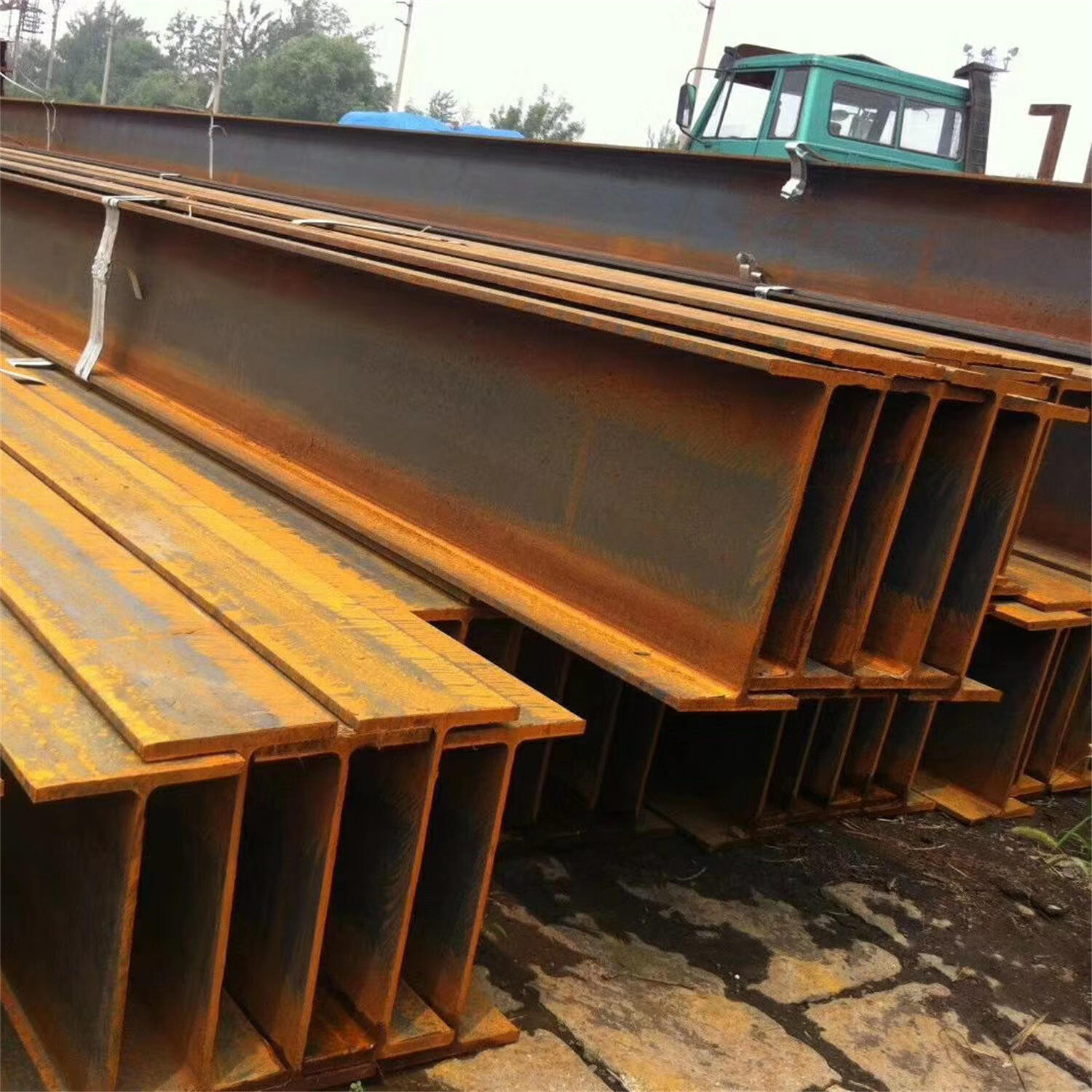 Factory sale q235 q245 q345 150*150mm structural hot rolled steel h i beam supplier