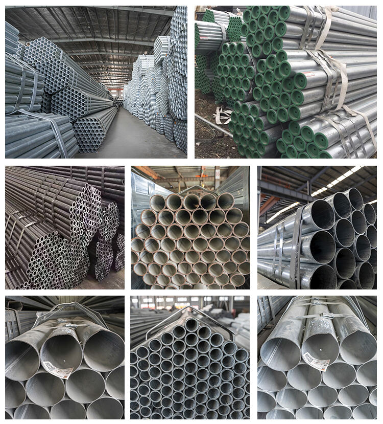 Low price round 12ft 16ft galvanized steel tube q345 hot-dipped galvanized steel pipe manufacture