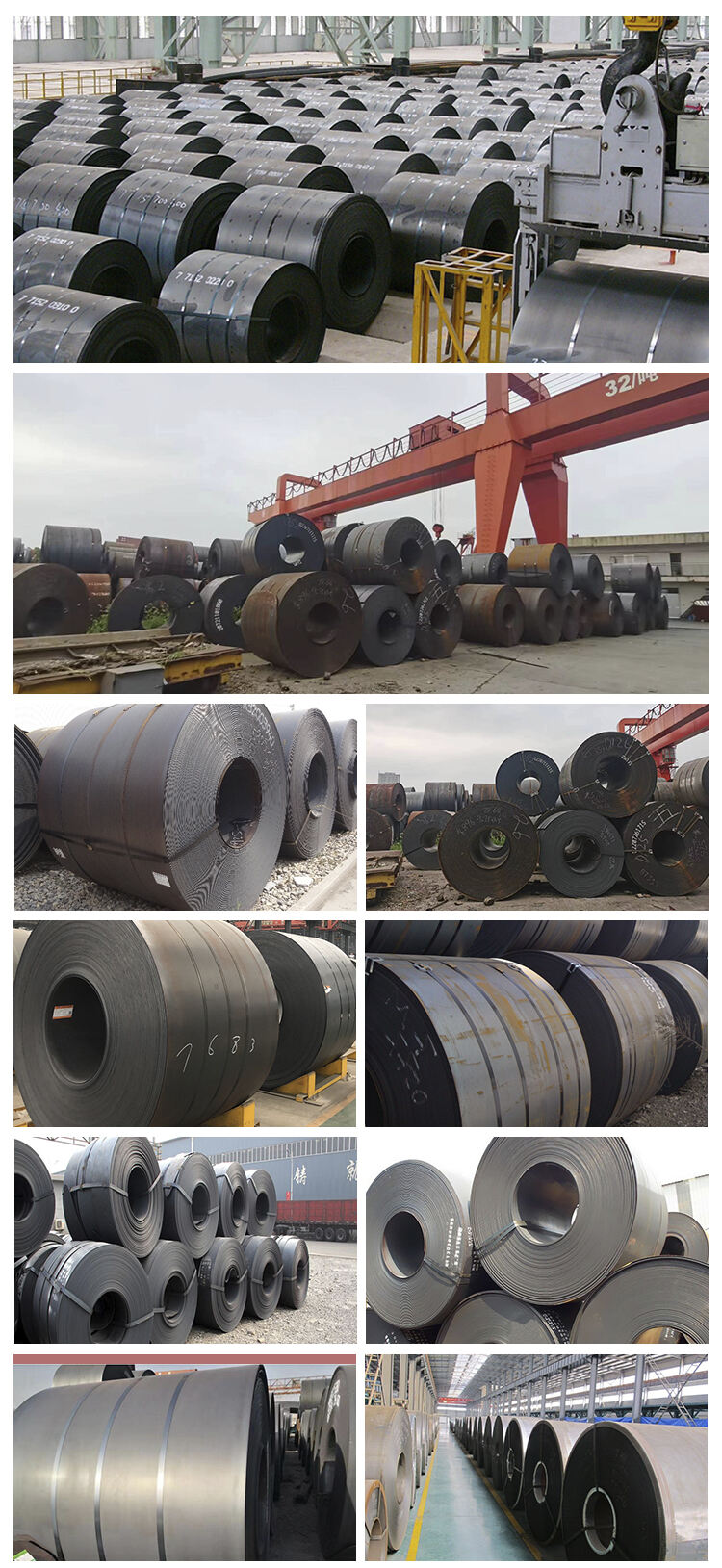 0.6mm 0.8mm q235 q345 hot rolled carbon steel coils manufacture