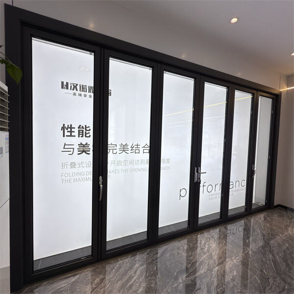 Brighten up your space with glass panels.