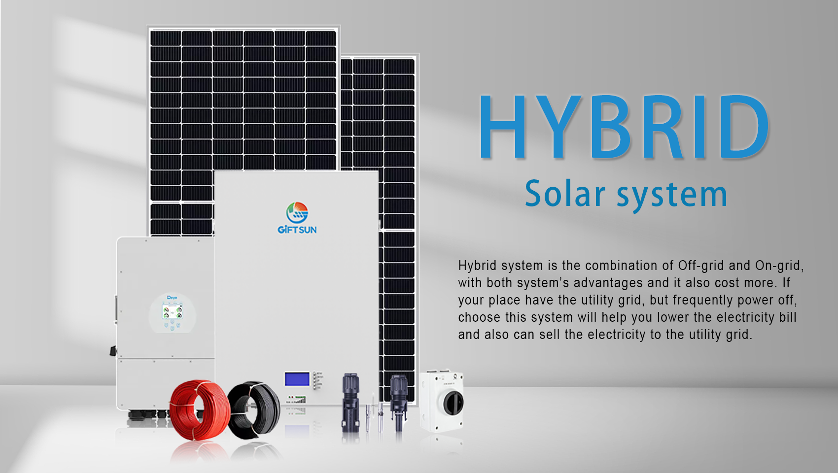 Hybrid System Solar Power Kit supplier