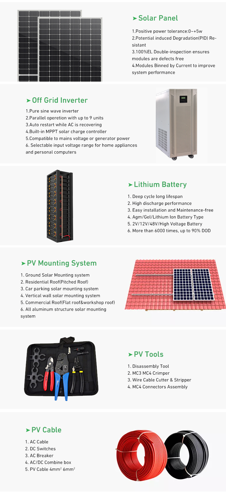 Solar Inverter Solar Power System For Home details