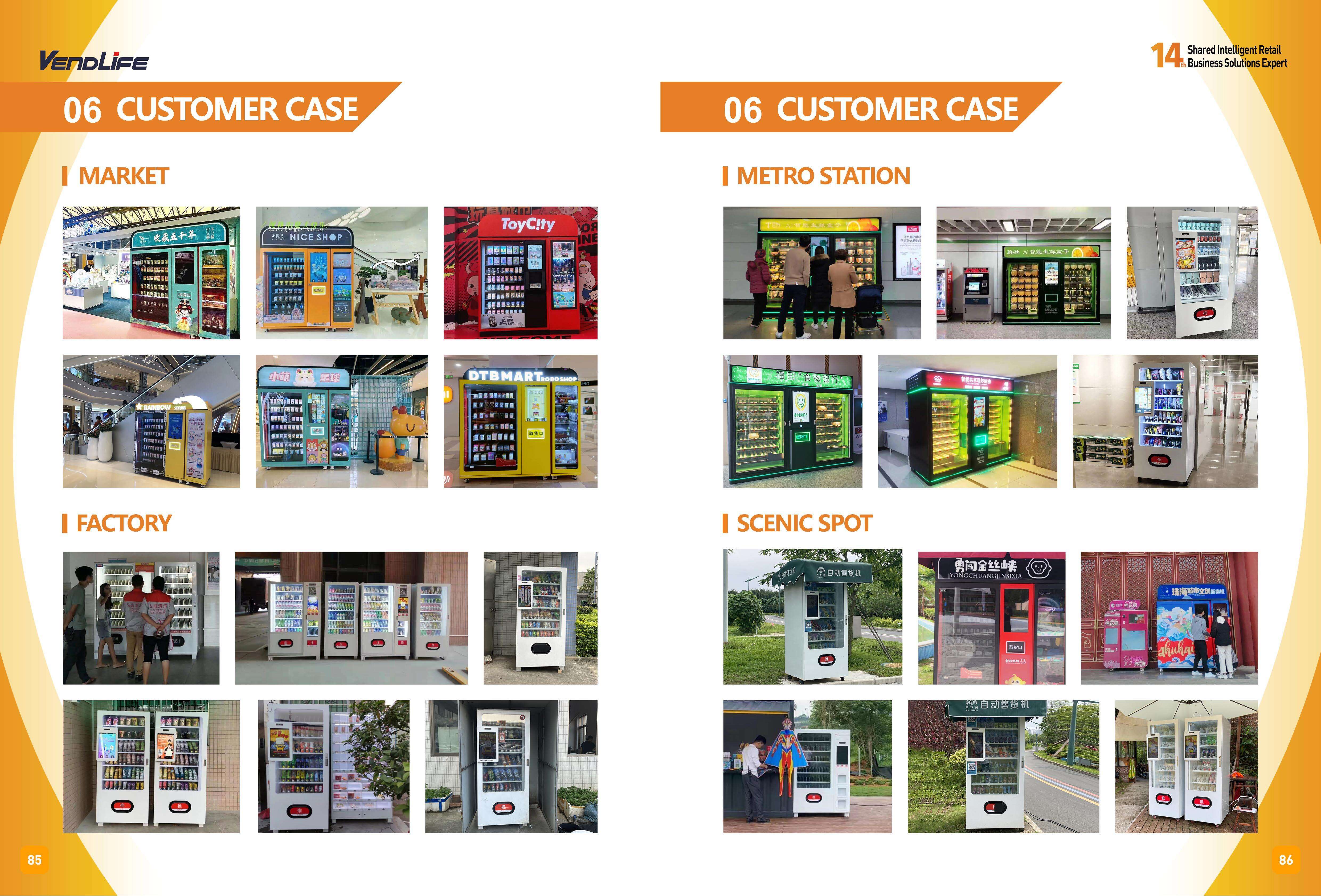 Age Verification Vending Machine for Cigarettes Snack and Drink combo vending machines with touch screen telemetry Id Card details