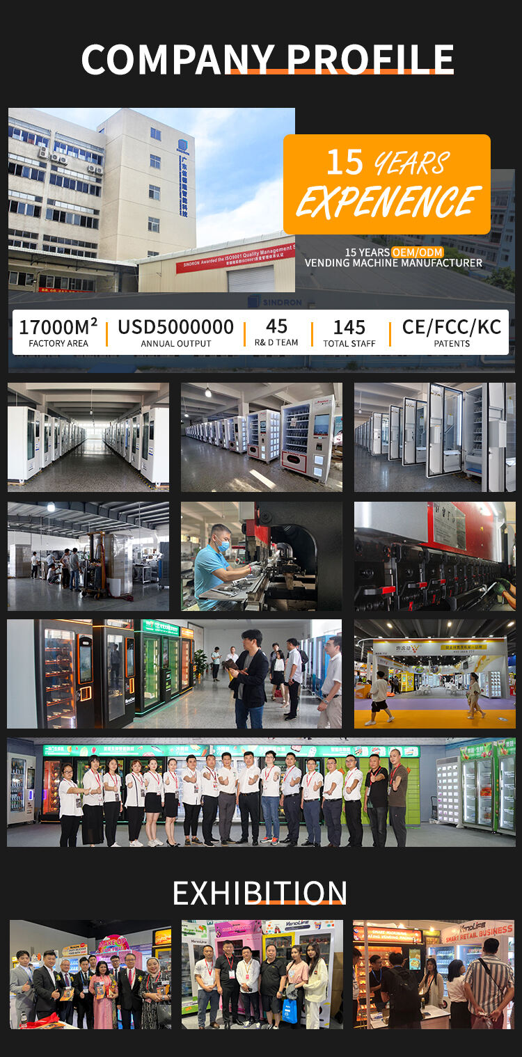 Factory XY Axis Elevator hot food heated custom instant food ramen noodle vending machine with microwave supplier