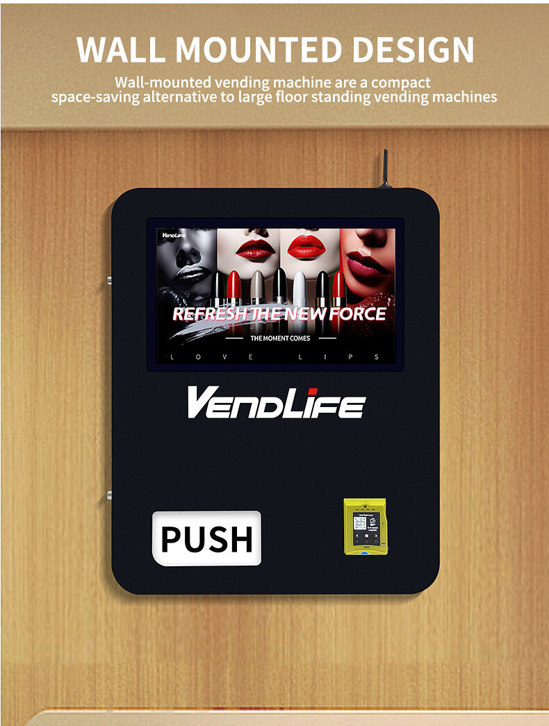 Vendlife Self-service Supply Small Smart Vending Machine Age Verification Wall Mounted Tabletop Vending Machine factory