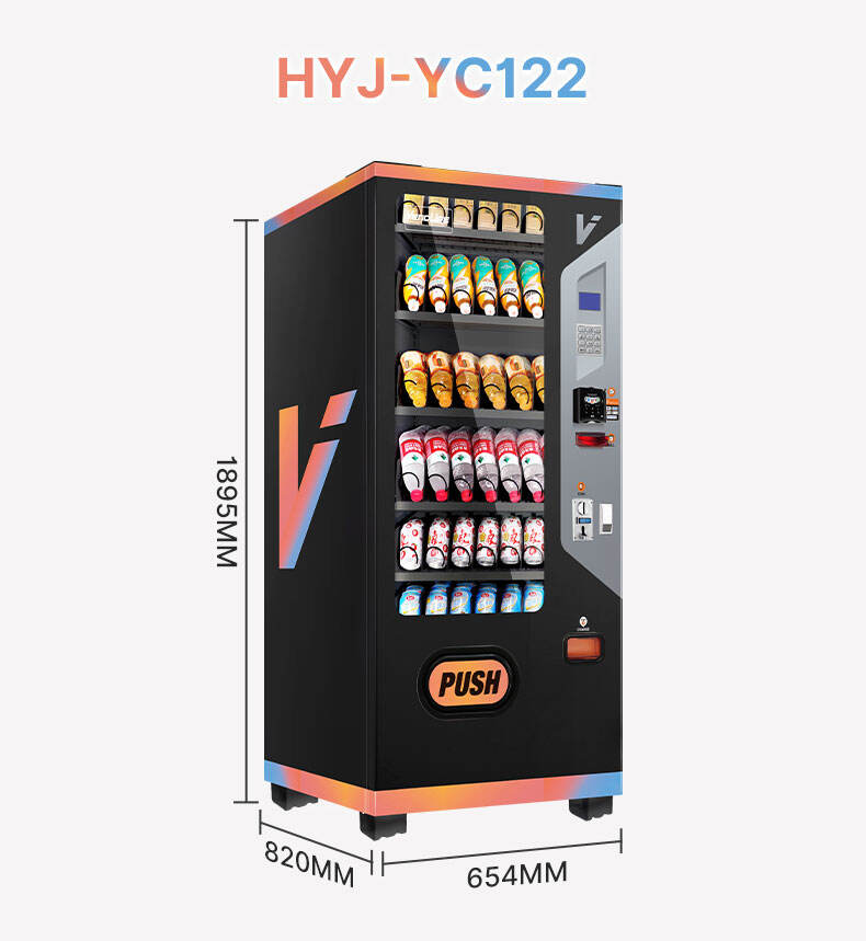 Vendlife Slim Small Combo Refrigerated Vending Machine For Sale Snacks Drinks Beverages manufacture