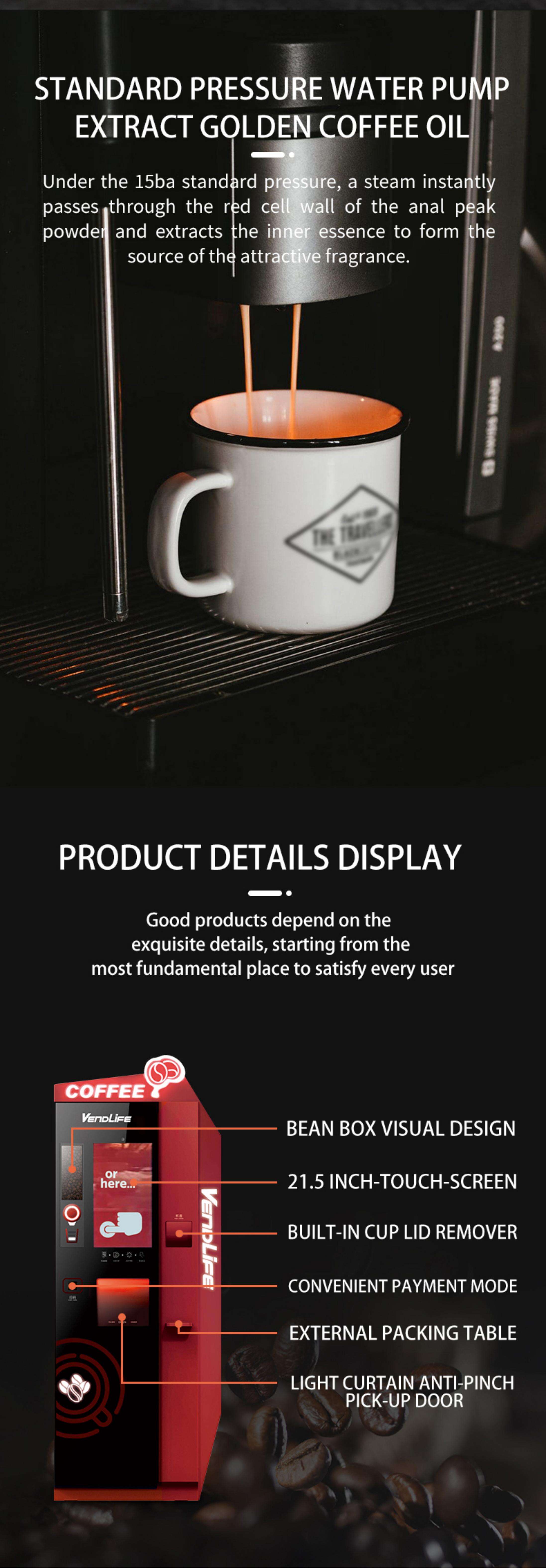 Popular Sale Party Holiday Supplies Business Opportunity Fully Automatic Coffee Machine machine a cafe supplier