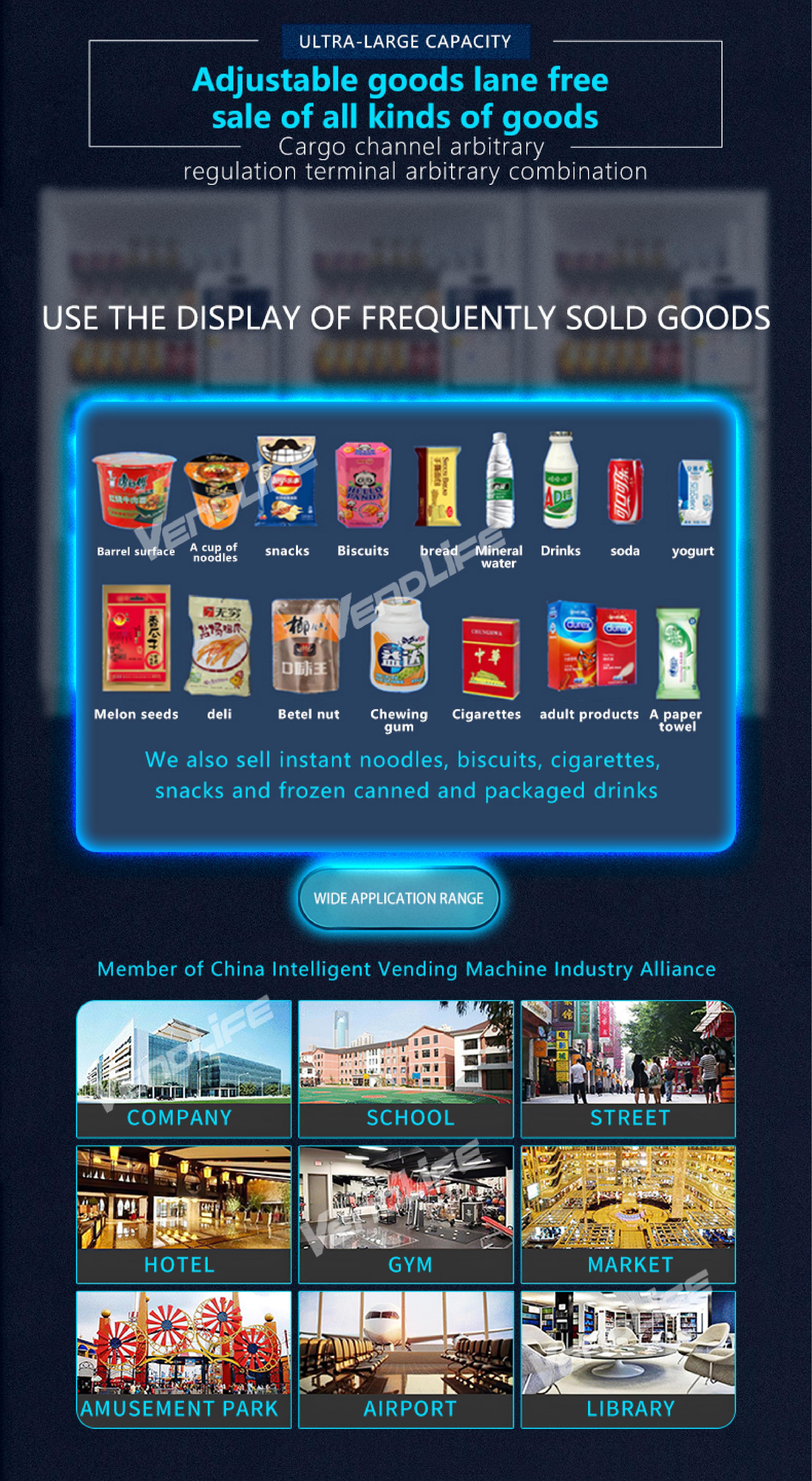 Vendlife small beverage and snack drink vending machines wall-mounted desktop vending machines manufacture