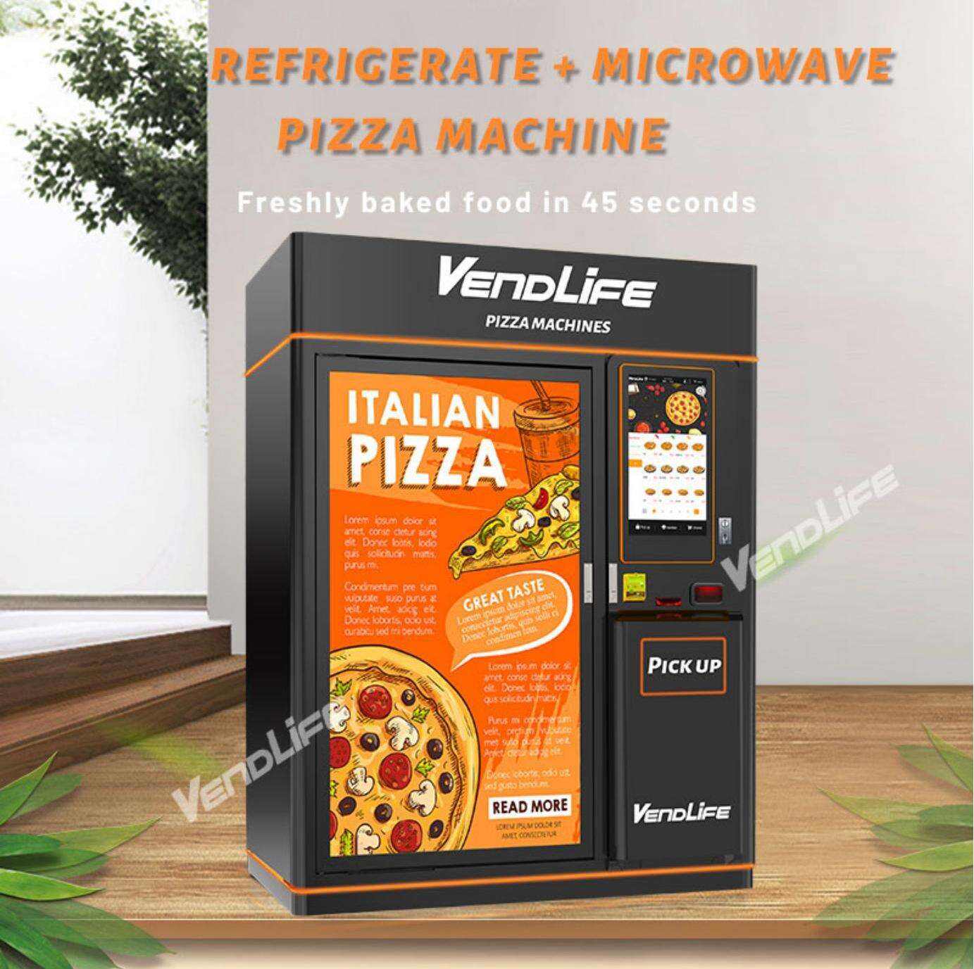 XYZ Commercial Outdoor Fresh Fast Food Self Service Fully Automatic Smart Pizza Vending Machine China Factory supplier