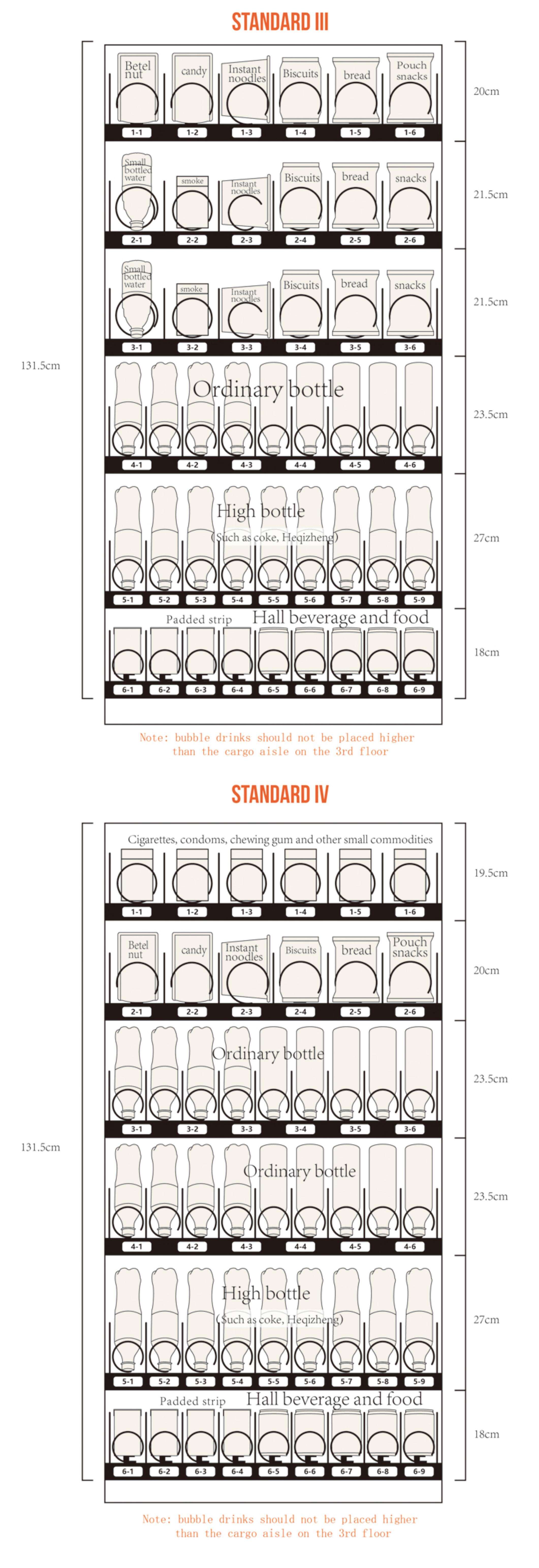 Supermarket Vertical Refrigerator Commercial Beverage Cold Drink Snack Vending Machine Display Fridge supplier