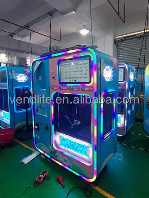 Vendlife Commercial earn money make Marshmallow cotton candy robot machine kids full automatic cotton candy vending machines manufacture