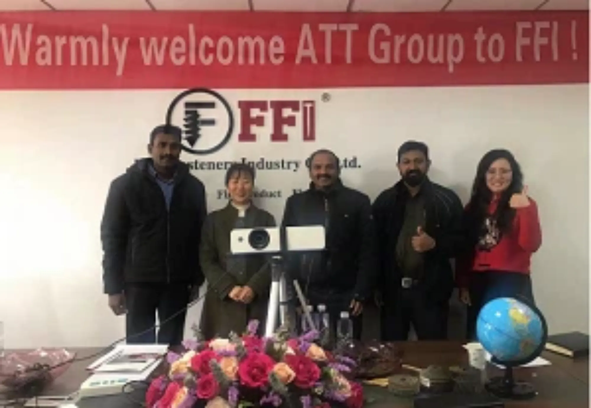 Shake With Big Hand In The World. ——Warmly Welcome AAT Group To Visit FFI!