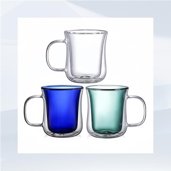 Keep your coffee hot and stylish in these sleek glass coffee cups