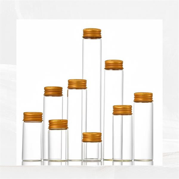 Mini glass drink bottles help you stay on track with your daily water intake.