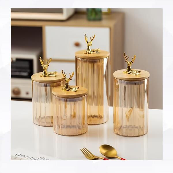 Glass bottle jars for sustainable living